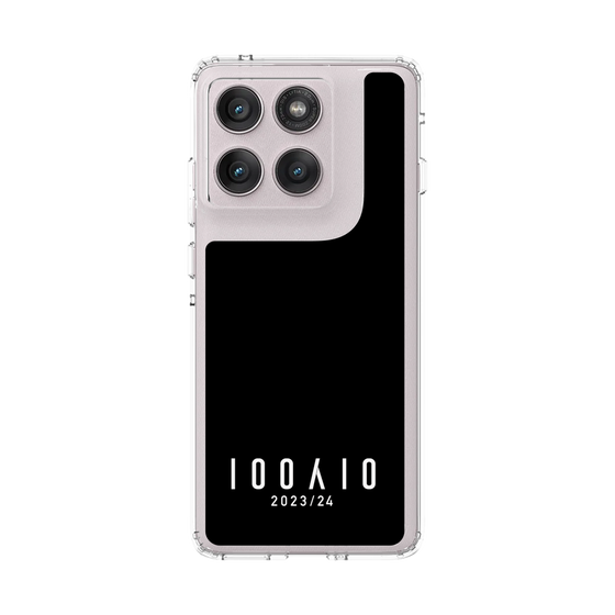 スリムプロテクションケース［ 100人10 - Logo horizontal - Black ］