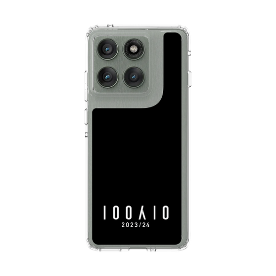 スリムプロテクションケース［ 100人10 - Logo horizontal - Black ］