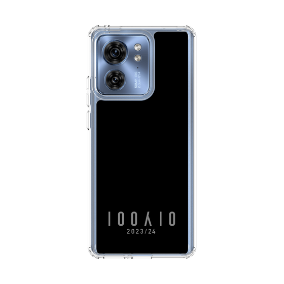 スリムプロテクションケース［ 100人10 - Logo horizontal - Gray ］