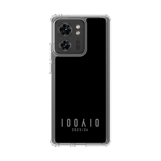 スリムプロテクションケース［ 100人10 - Logo horizontal - Gray ］
