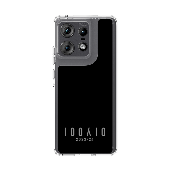 スリムプロテクションケース［ 100人10 - Logo horizontal - Gray ］