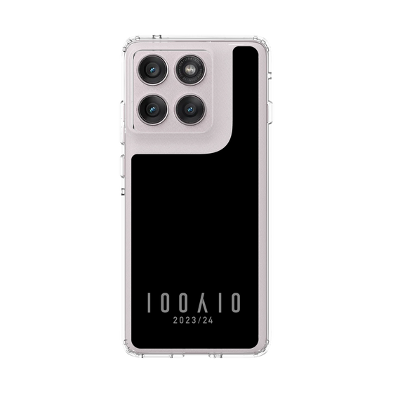 スリムプロテクションケース［ 100人10 - Logo horizontal - Gray ］