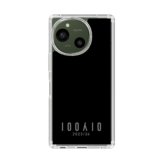 スリムプロテクションケース［ 100人10 - Logo horizontal - Gray ］