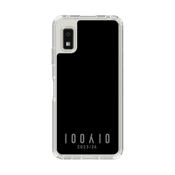 スリムプロテクションケース［ 100人10 - Logo horizontal - Gray ］