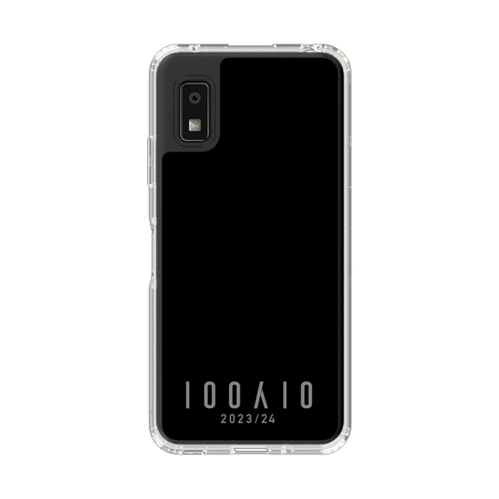 スリムプロテクションケース［ 100人10 - Logo horizontal - Gray ］