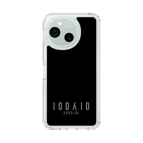 スリムプロテクションケース［ 100人10 - Logo horizontal - Gray ］