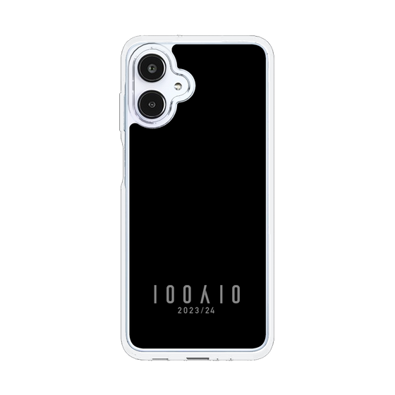 スリムプロテクションケース［ 100人10 - Logo horizontal - Gray ］