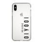 スリムプロテクションケース［ 100人10 - Logo vertical - Clear ］