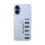 スリムプロテクションケース［ 100人10 - Logo vertical - Clear ］