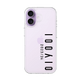 スリムプロテクションケース［ 100人10 - Logo vertical - Clear ］
