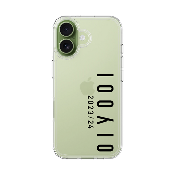 スリムプロテクションケース［ 100人10 - Logo vertical - Clear ］
