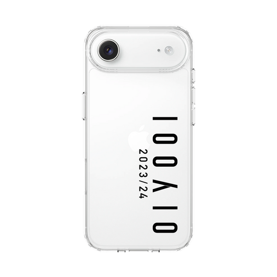 スリムプロテクションケース［ 100人10 - Logo vertical - Clear ］