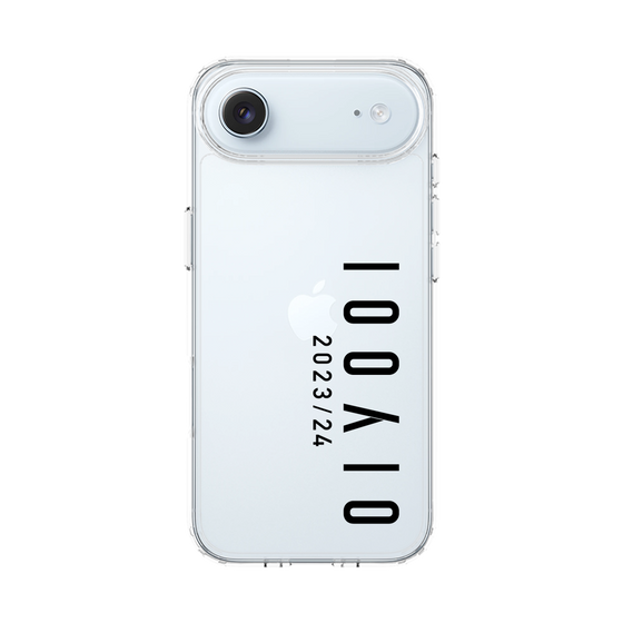 スリムプロテクションケース［ 100人10 - Logo vertical - Clear ］