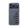 スリムプロテクションケース［ 100人10 - Logo vertical - Clear ］