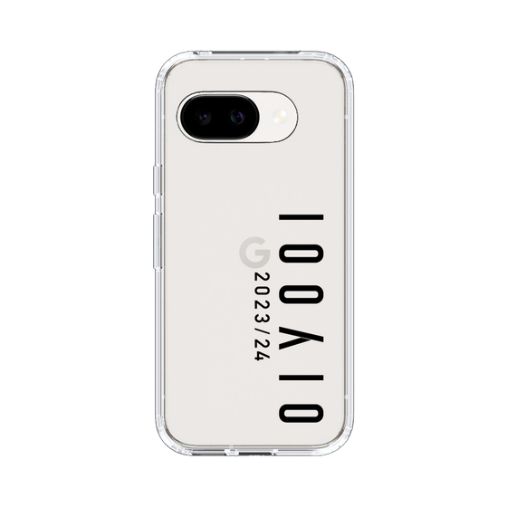 スリムプロテクションケース［ 100人10 - Logo vertical - Clear ］