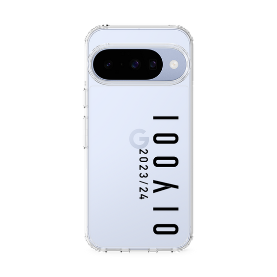 スリムプロテクションケース［ 100人10 - Logo vertical - Clear ］