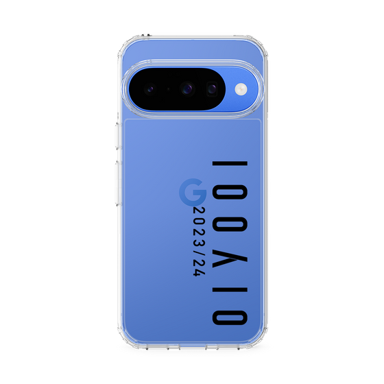 スリムプロテクションケース［ 100人10 - Logo vertical - Clear ］
