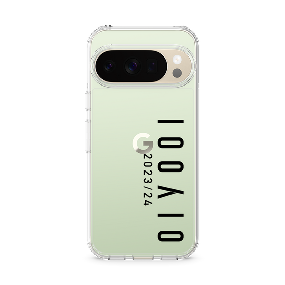スリムプロテクションケース［ 100人10 - Logo vertical - Clear ］