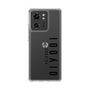 スリムプロテクションケース［ 100人10 - Logo vertical - Clear ］