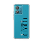 スリムプロテクションケース［ 100人10 - Logo vertical - Clear ］