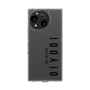 スリムプロテクションケース［ 100人10 - Logo vertical - Clear ］