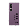 スリムプロテクションケース［ 100人10 - Logo vertical - Clear ］