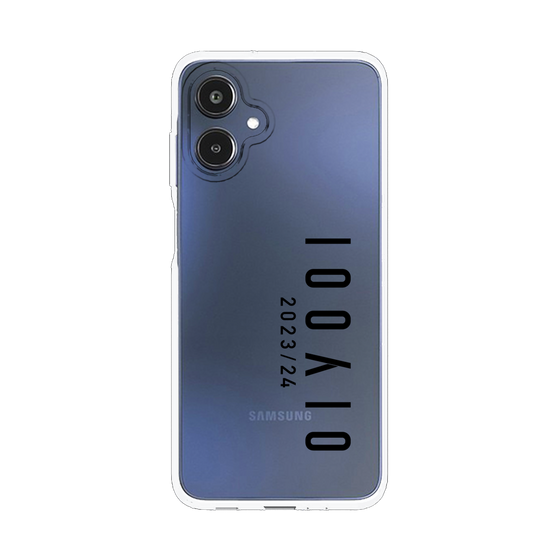 スリムプロテクションケース［ 100人10 - Logo vertical - Clear ］