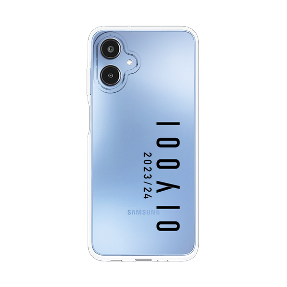 スリムプロテクションケース［ 100人10 - Logo vertical - Clear ］