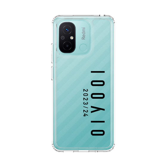 スリムプロテクションケース［ 100人10 - Logo vertical - Clear ］
