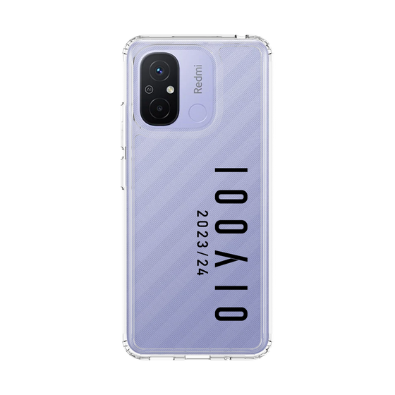スリムプロテクションケース［ 100人10 - Logo vertical - Clear ］