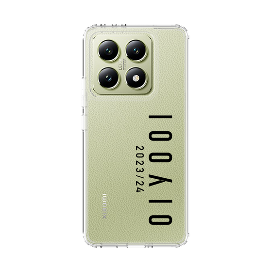スリムプロテクションケース［ 100人10 - Logo vertical - Clear ］