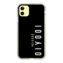 スリムプロテクションケース［ 100人10 - Logo vertical - Black ］