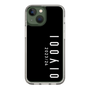 スリムプロテクションケース［ 100人10 - Logo vertical - Black ］