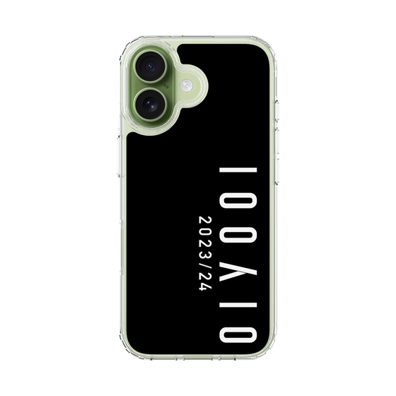 スリムプロテクションケース［ 100人10 - Logo vertical - Black ］