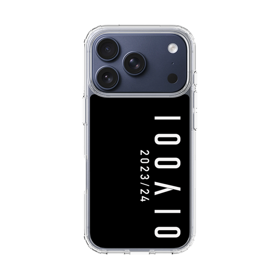 スリムプロテクションケース［ 100人10 - Logo vertical - Black ］