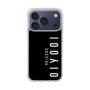 スリムプロテクションケース［ 100人10 - Logo vertical - Black ］