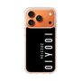スリムプロテクションケース［ 100人10 - Logo vertical - Black ］