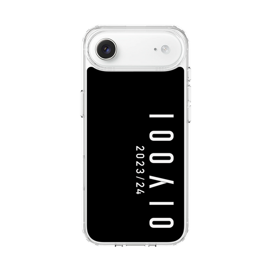 スリムプロテクションケース［ 100人10 - Logo vertical - Black ］