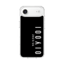 スリムプロテクションケース［ 100人10 - Logo vertical - Black ］