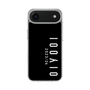 スリムプロテクションケース［ 100人10 - Logo vertical - Black ］