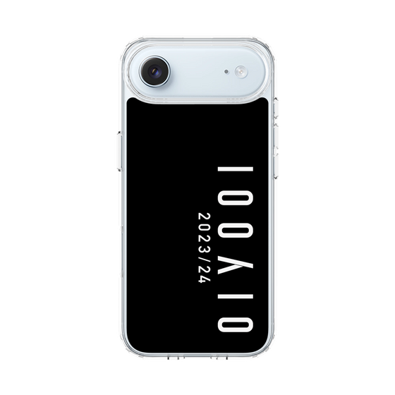 スリムプロテクションケース［ 100人10 - Logo vertical - Black ］