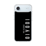 スリムプロテクションケース［ 100人10 - Logo vertical - Black ］