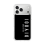 スリムプロテクションケース［ 100人10 - Logo vertical - Black ］