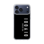 スリムプロテクションケース［ 100人10 - Logo vertical - Black ］