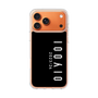 スリムプロテクションケース［ 100人10 - Logo vertical - Black ］