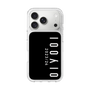 スリムプロテクションケース［ 100人10 - Logo vertical - Black ］