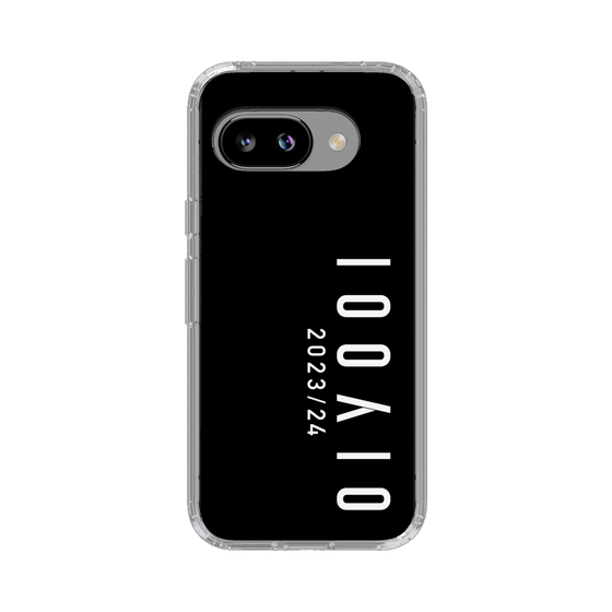 スリムプロテクションケース［ 100人10 - Logo vertical - Black ］