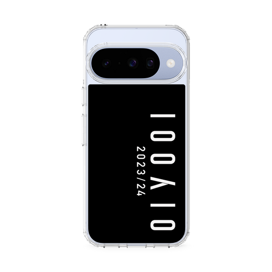 スリムプロテクションケース［ 100人10 - Logo vertical - Black ］
