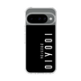 スリムプロテクションケース［ 100人10 - Logo vertical - Black ］
