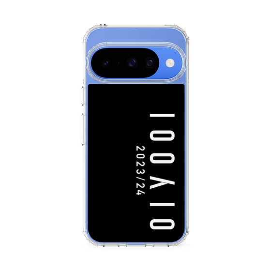 スリムプロテクションケース［ 100人10 - Logo vertical - Black ］